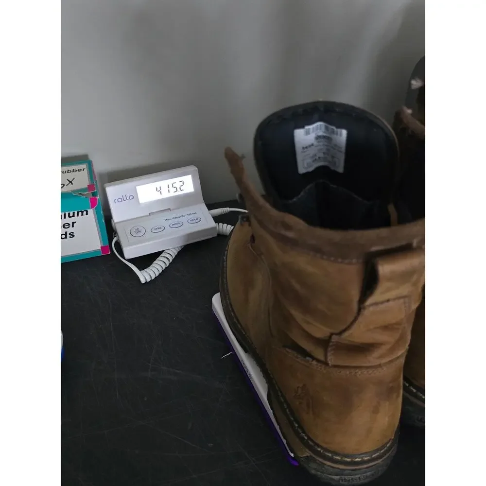 Rocky Iron Clad Work Boots Men Size 11 D Brown Leather Lace up Soft Toe 5698